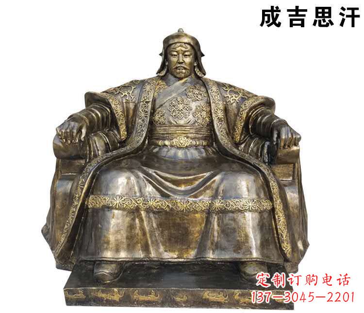 合肥成吉思汗英雄的雕像