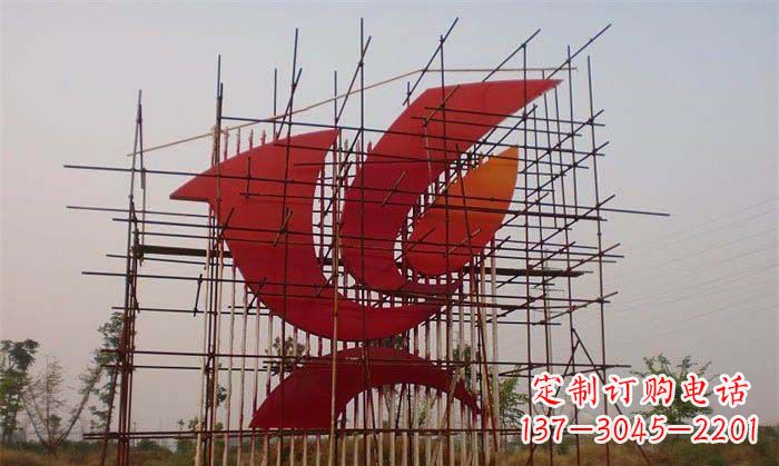 合肥城市和平鸽雕塑传递和平信息
