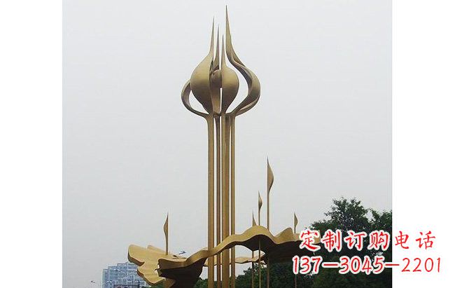 合肥莲花雕塑缔造城市精神之家