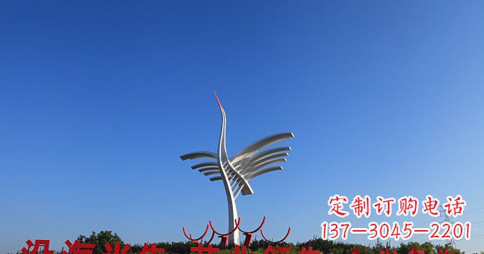 合肥仙鹤雕塑给城市带来独特的美感