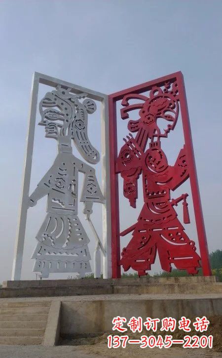合肥精美皮影戏雕塑——缔造中国城市文化新风貌