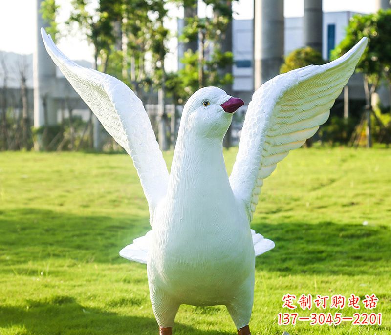 合肥和平鸽雕塑传递和平信息