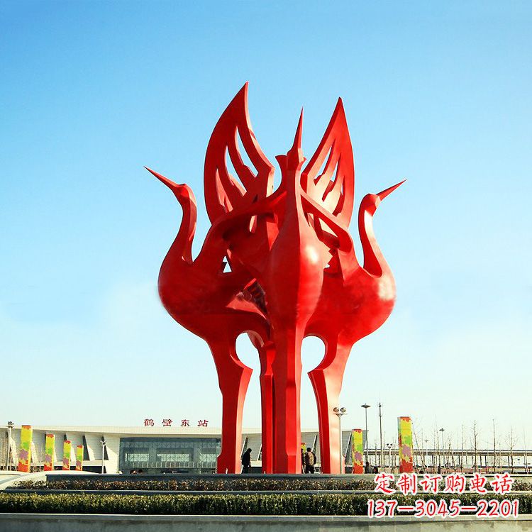 合肥“仙鹤之歌仙鹤雕塑的精彩瞬间”