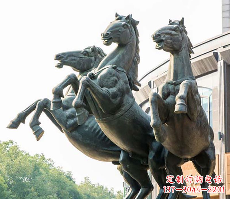 合肥马雕塑集传统文化与现代装置艺术于一身
