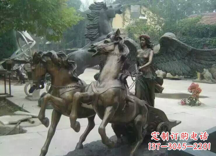 合肥马雕塑城市广场的一道美丽风景线