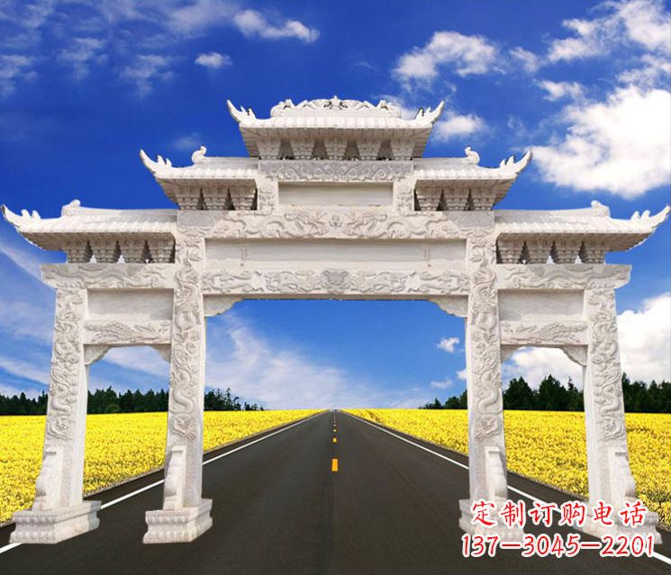 合肥城市牌楼石雕——把文化传承到实体之中