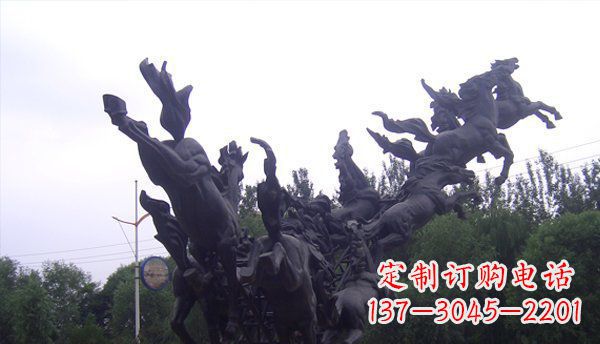 合肥城市马群广场铜雕
