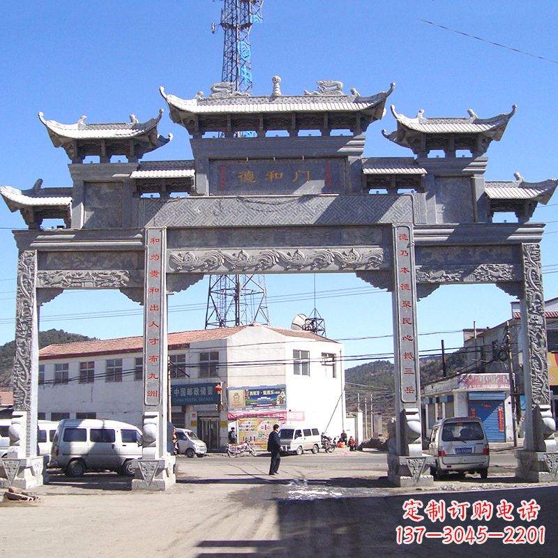 合肥中国古代的牌楼雕塑——传承着历史文化的精髓