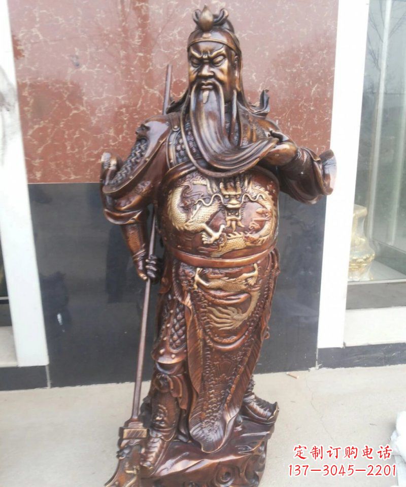 合肥此关公雕塑