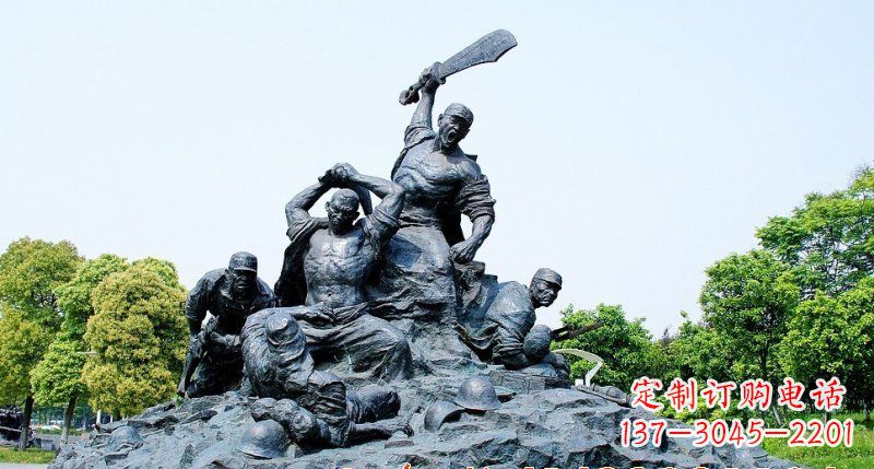 合肥红军雕塑传承冲锋精神