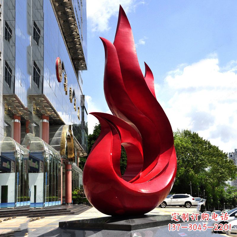 合肥抽象不锈钢凤凰雕塑雕塑艺术的精美绝伦