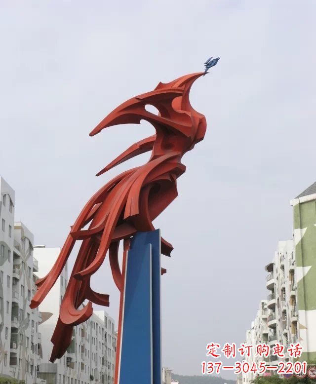 合肥凤凰雕塑传承古老文化的艺术精品