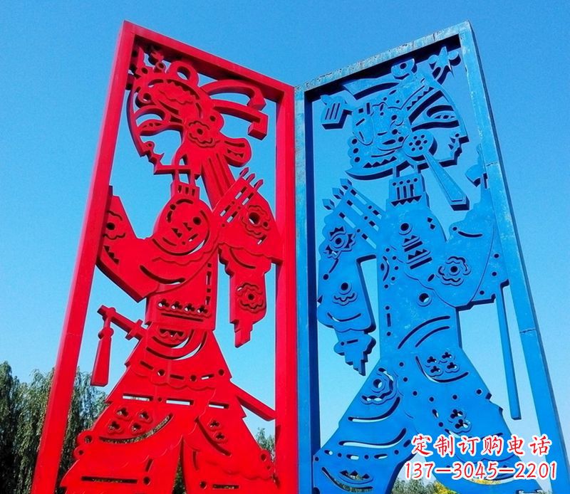 合肥精美的皮影戏雕塑