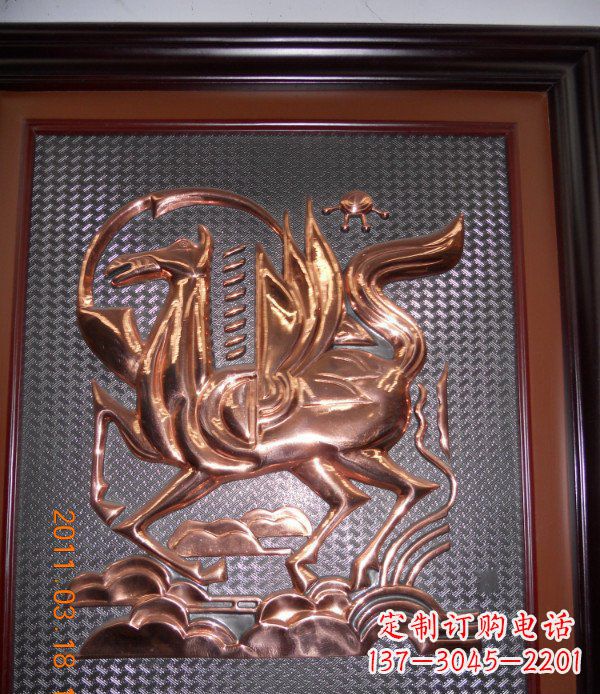 合肥抽象飞马锻铜浮雕