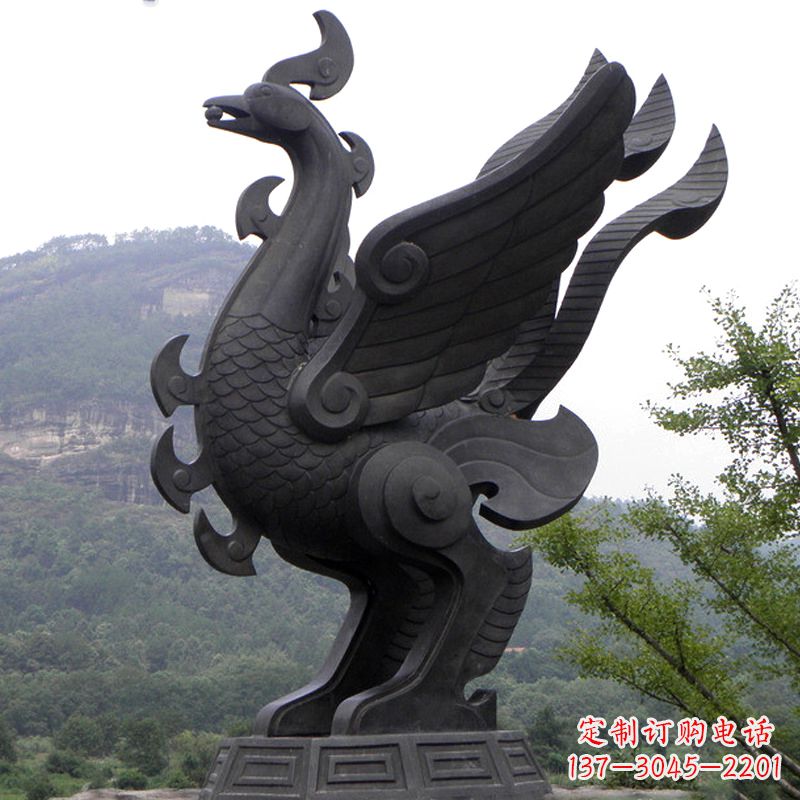 合肥凤凰铜雕传承古神兽之美