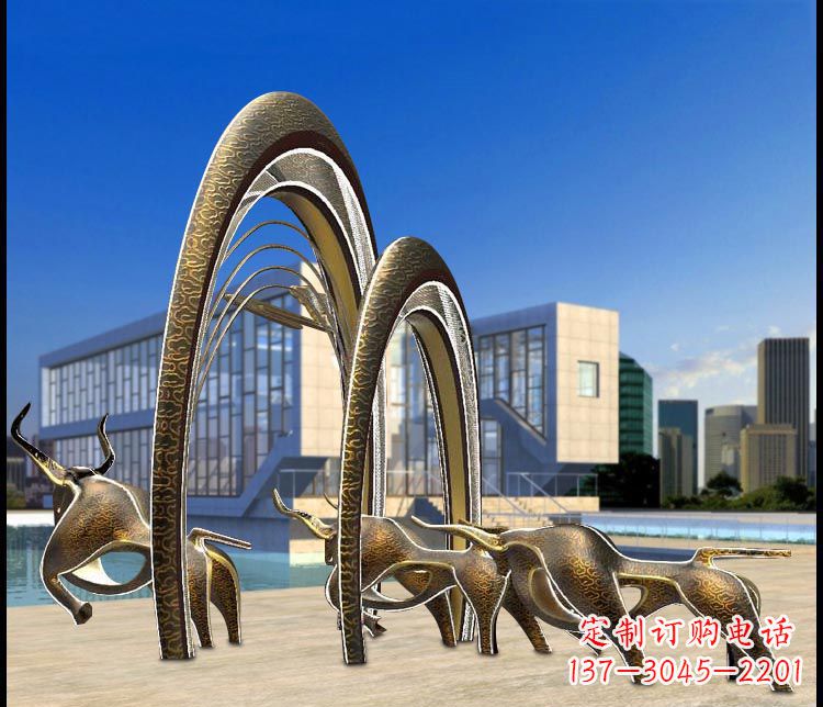合肥拱门雕塑传承中国古代文化的精美艺术