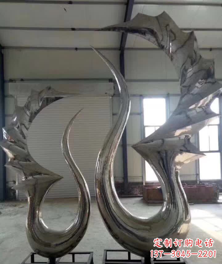 合肥抽象天鹅不锈钢雕塑