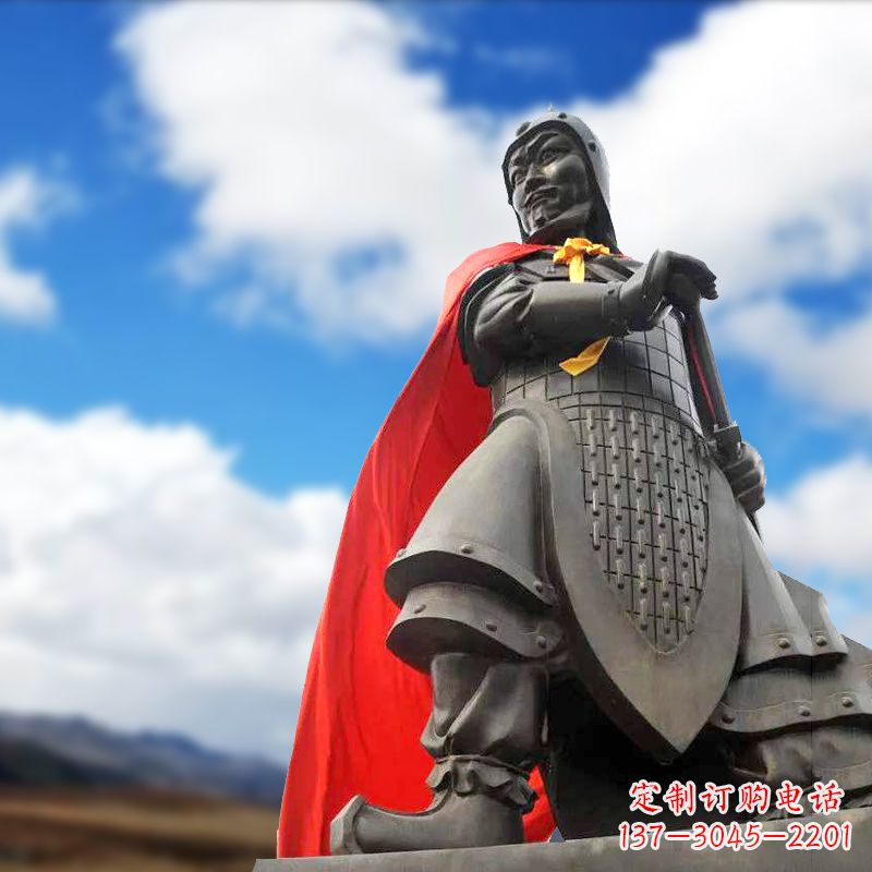 合肥项羽雕塑——历史名人古代帝王的象征