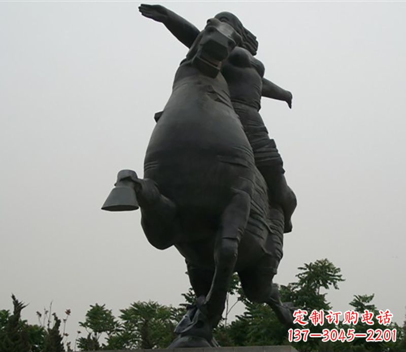 合肥骑马雕塑跨越时空的传奇