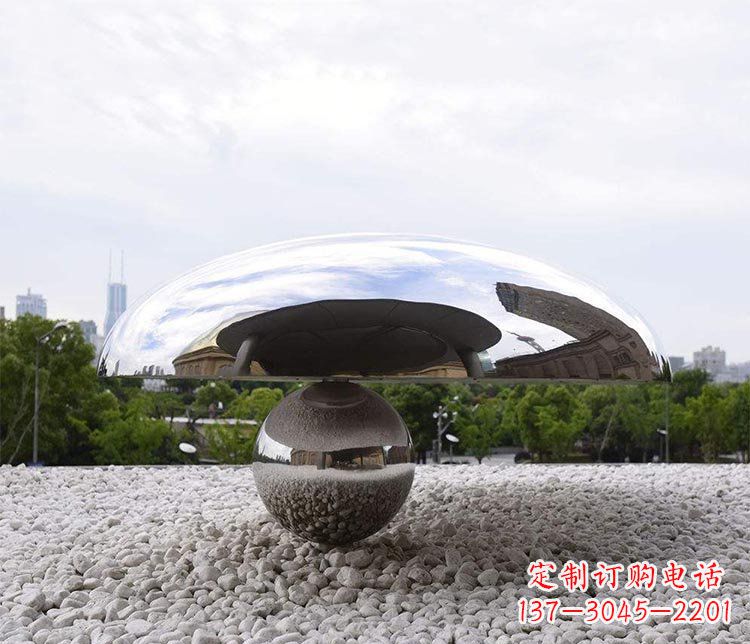 合肥蘑菇的梦想——不锈钢雕塑