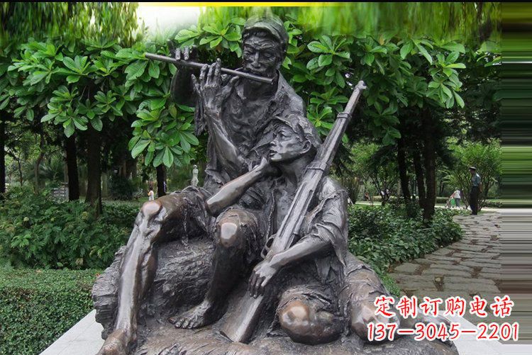 合肥红军战士雕塑——抒发军旅情怀