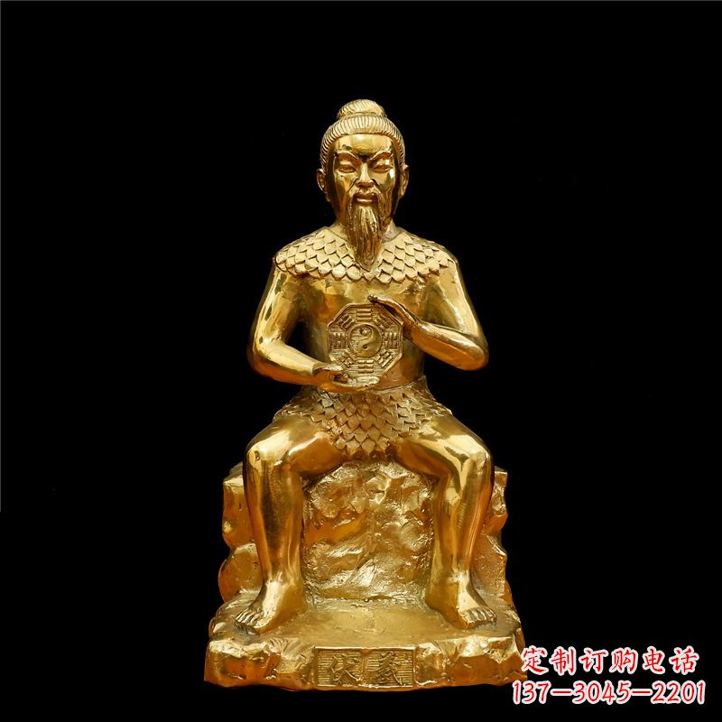 合肥伏羲大帝神像汇聚古老文明中的象征