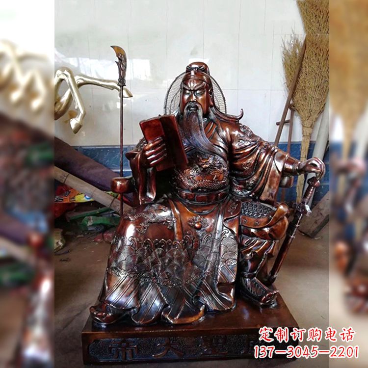 合肥关公雕塑传承中华文化的珍贵标志
