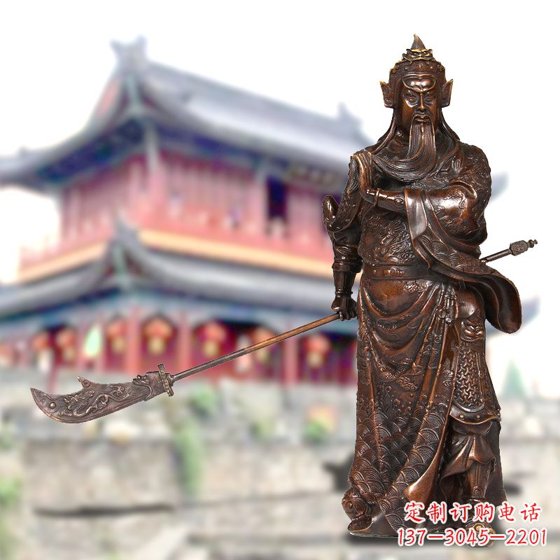 合肥关公铜像千秋英雄的传奇