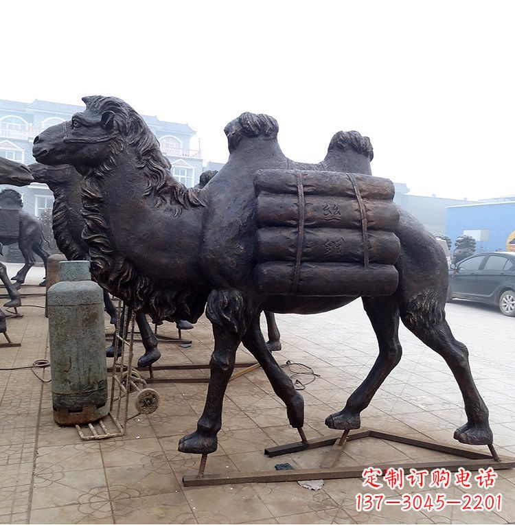 合肥纯铜骆驼雕塑丝绸之路骆驼动物雕塑