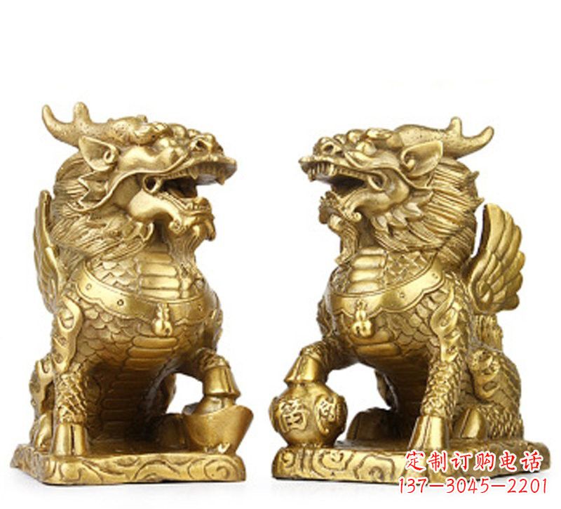 合肥纯铜麒麟雕塑