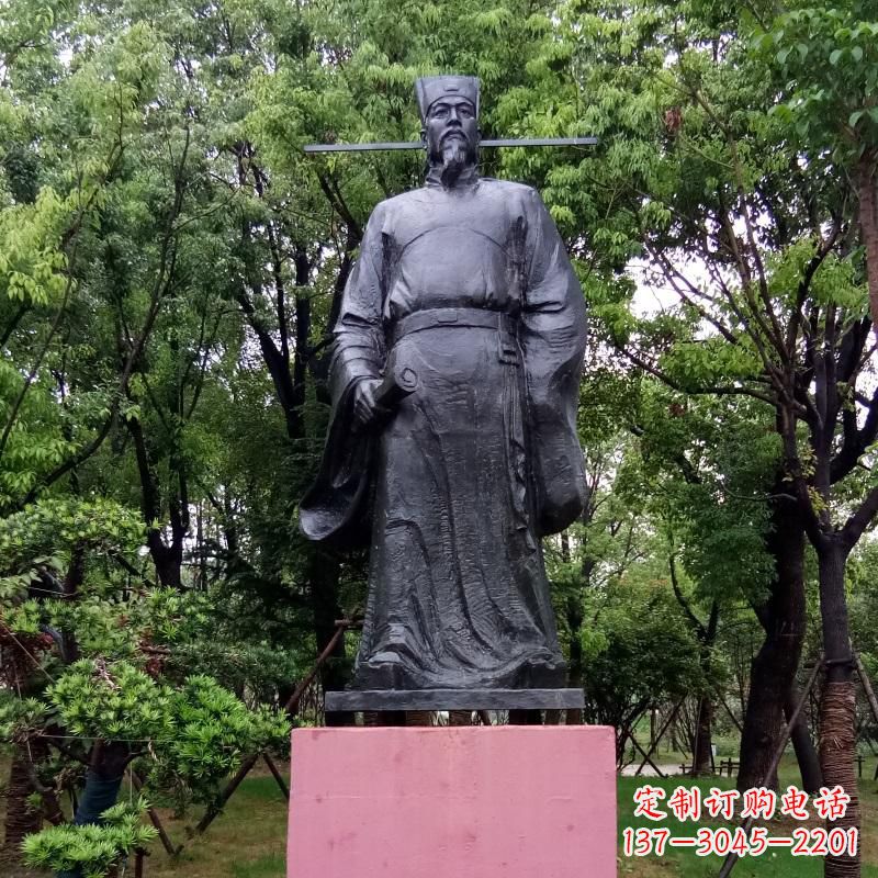 合肥铜雕陶渊明——传承古代文学精髓