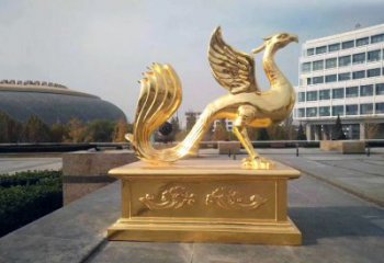 合肥城市广场的朱雀雕塑