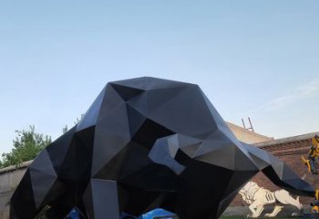 合肥华尔街牛大型玻璃钢动物雕塑