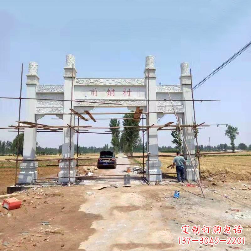合肥古老传统——牌坊雕塑