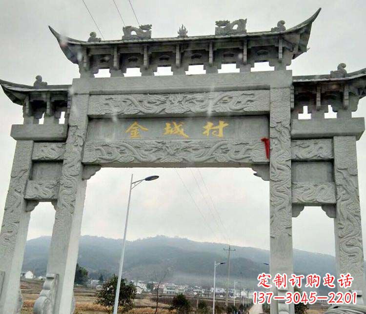 合肥该牌坊雕塑。