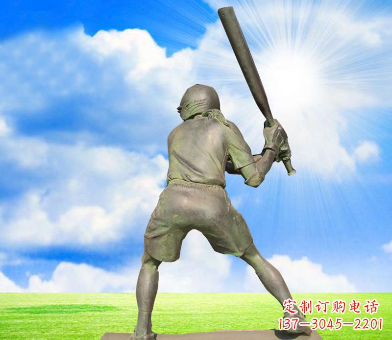 合肥纪念棒球精美的棒球雕塑