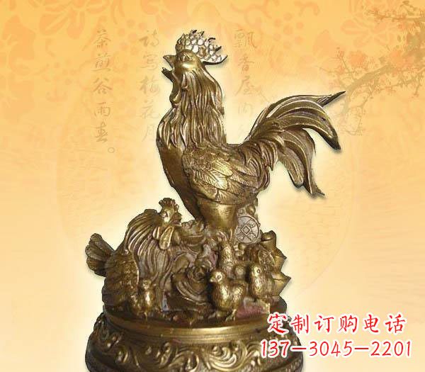 合肥传统的公鸡雕塑