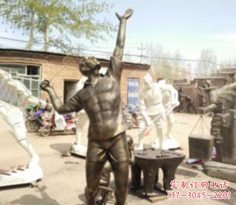 合肥羽毛球雕塑传承运动精神