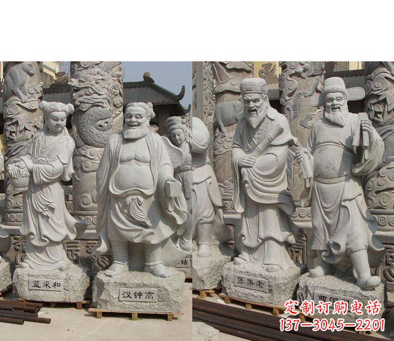 合肥大理石八仙雕塑神秘的艺术之美