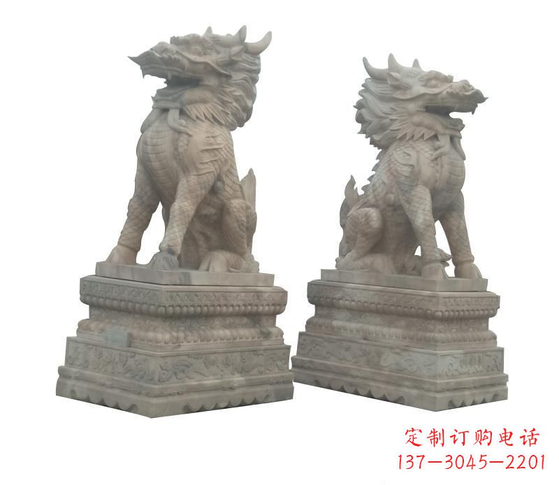 合肥大理石麒麟神秘之门的守护者
