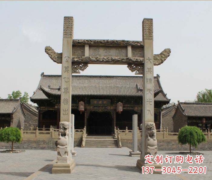 合肥大理石牌楼雕塑——艺术精粹