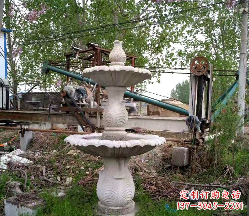 合肥大理石多层喷泉石雕雕塑艺术的精美之作