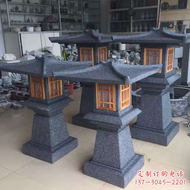 合肥大理石仿汉阙石雕灯笼