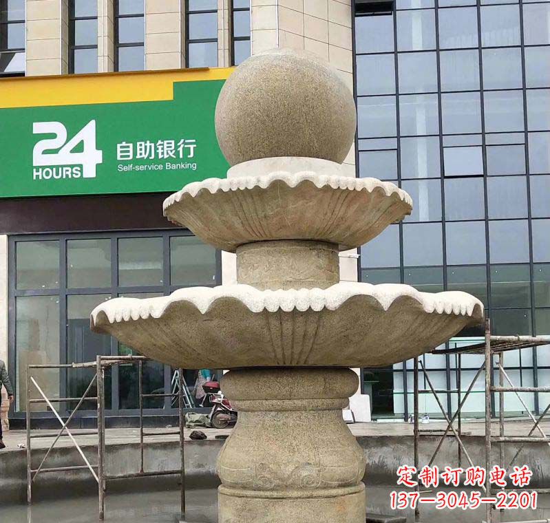 合肥大理石风水球喷泉雕塑——振奋人心的艺术杰作