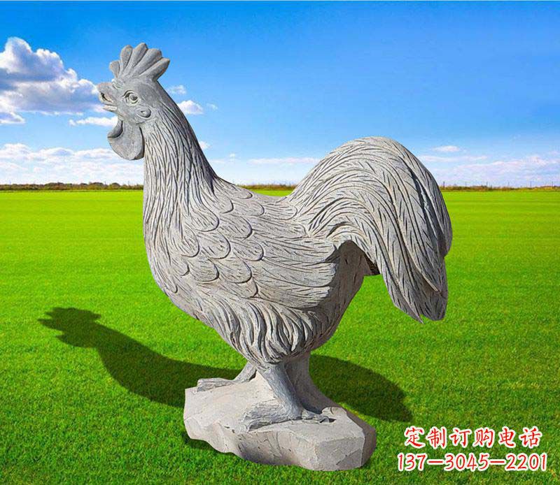 合肥大理石公鸡雕塑精美的艺术瑰宝