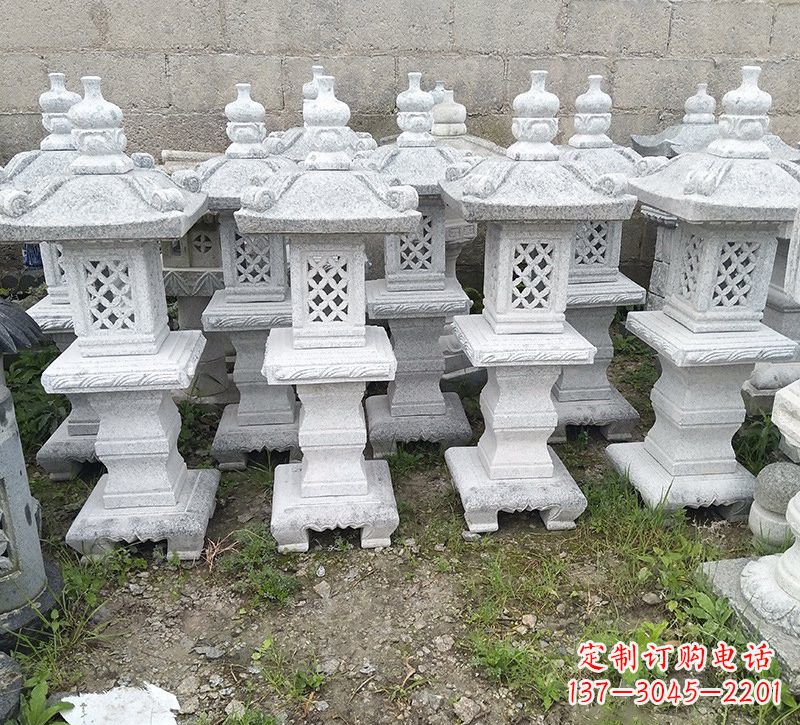 合肥精美大理石石灯雕塑