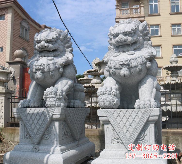 合肥大理石狮子雕塑,助您拥有完美的家居装饰