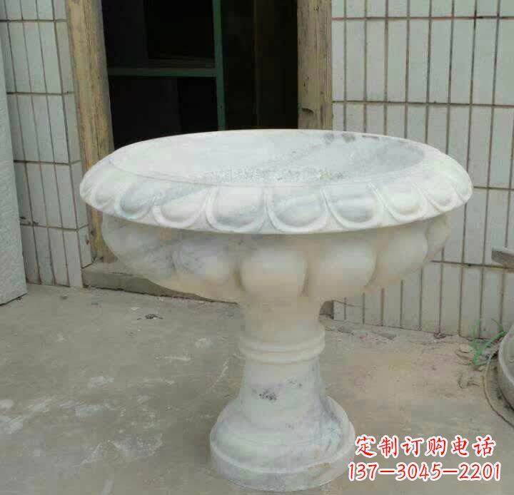 合肥大理石花盆雕塑精美绝伦,艺术风采
