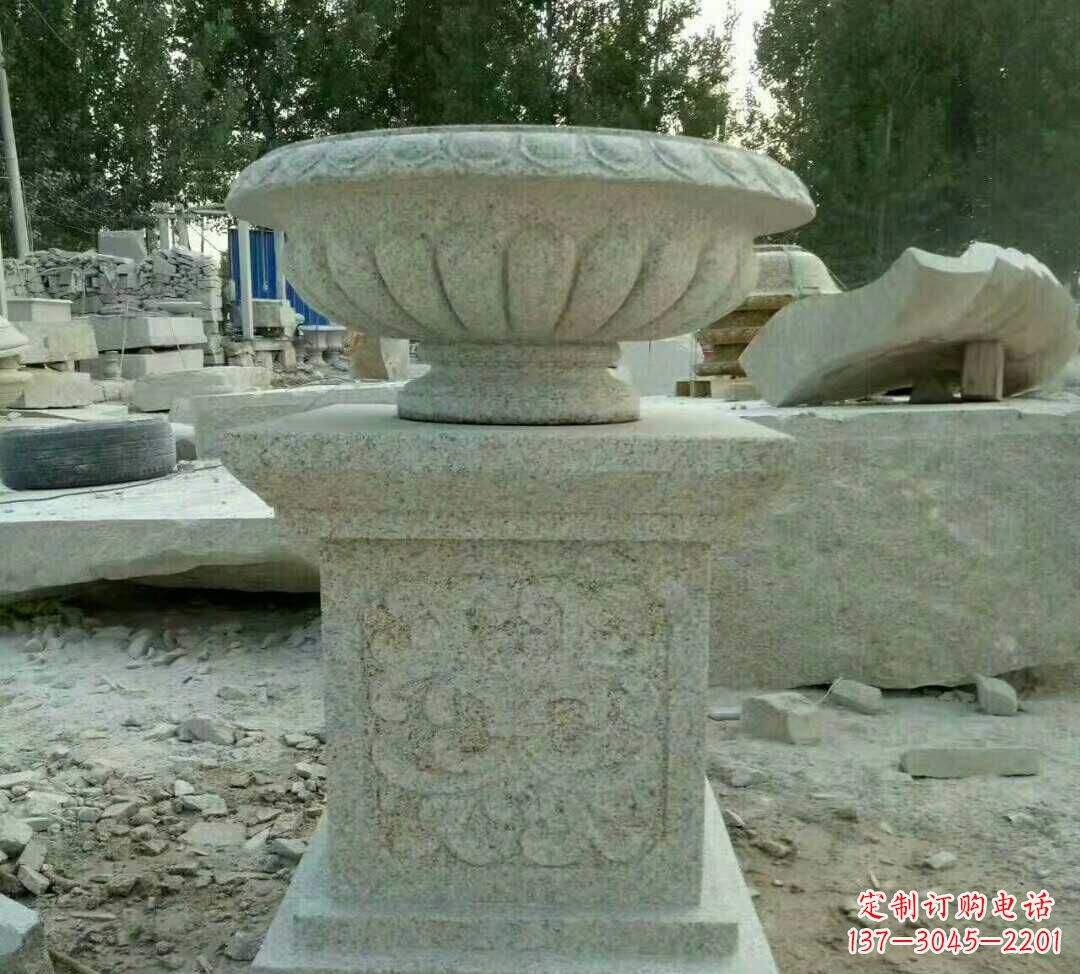 合肥大理石花盆雕塑