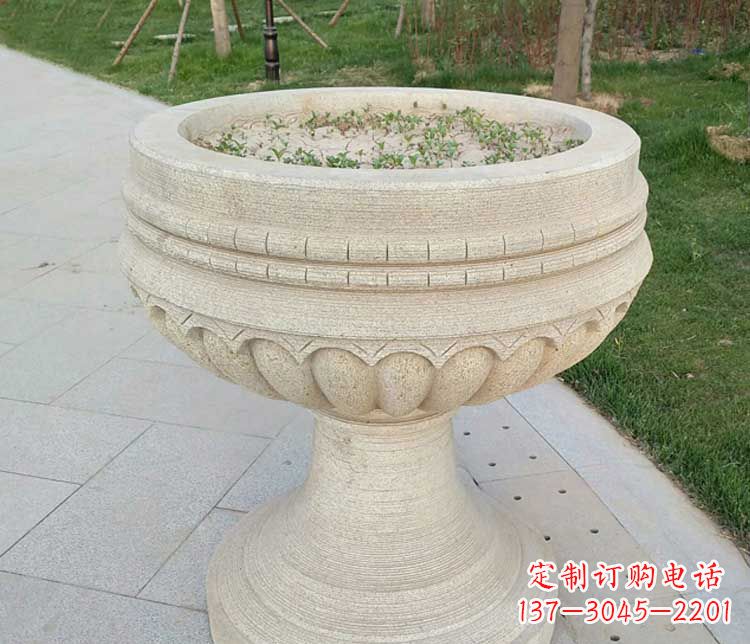 合肥大理石花盆石雕